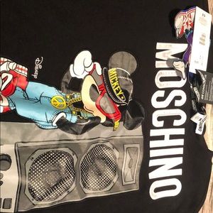 H&M Moschino men’s black Mickie sweater